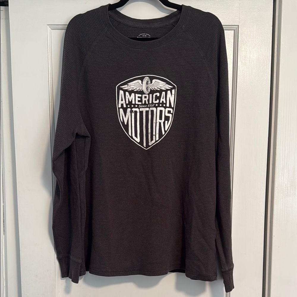 🖤 Roebuck & Co Grey American Motors Thermal Long Sleeve